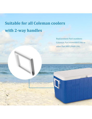 Mango de Repuesto para Cooler Coleman LBB-Parts - 2 Piezas