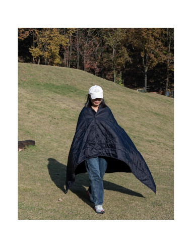 Manta de Camping iClimb IC302 Ultraligera 3M Thinsulate Negra