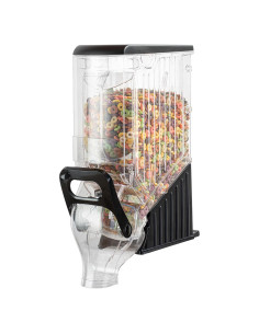 Dispensador de Alimentos Secos Met Lux 3.4 Galones Negro