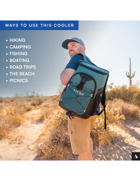 Mochila Enfriadora Titan By Arctic Zone 24L Azul Marino Mochila Enfriadora Titan By Arctic Zone 24L Azul Marino