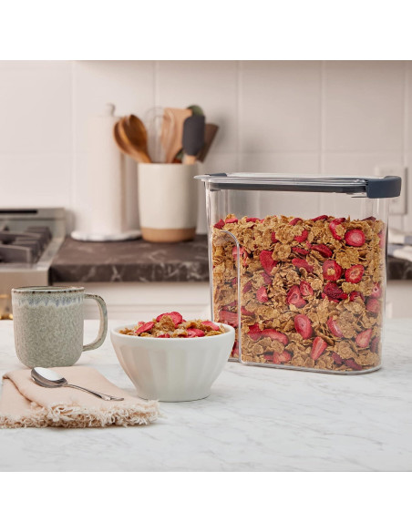 Contenedor de Cereal Rubbermaid Brilliance 0,95L Hermético Contenedor de Cereal Rubbermaid Brilliance 0,95L Hermético
