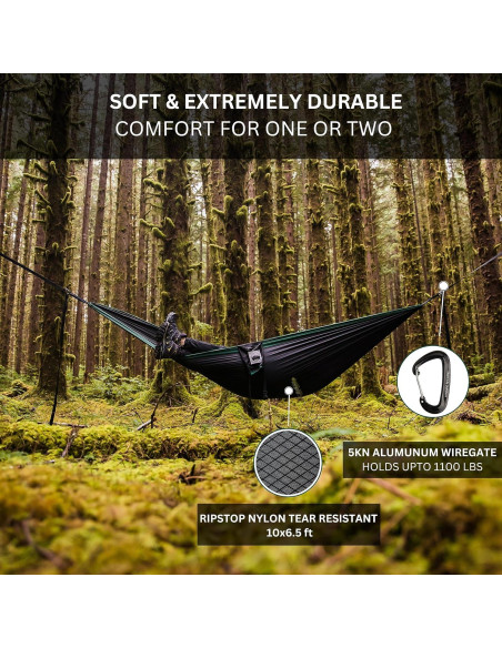 Hamaca de Camping Shanti Life con Red Antiinsectos y Lona Impermeable Hamaca de Camping Shanti Life con Red Antiinsectos y Lona Impermeable