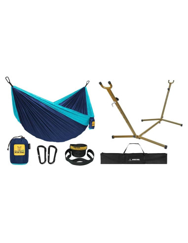 Hamaca de Camping Wise Owl Outfitters con Soporte Plegable