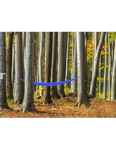 Hamaca de Cuerda Iconikal para Camping Azul 136 kg