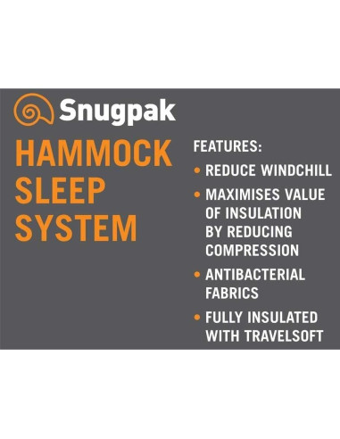 Cocoon de Hammock Snugpak 61710 Aislado Travelsoft Oliva