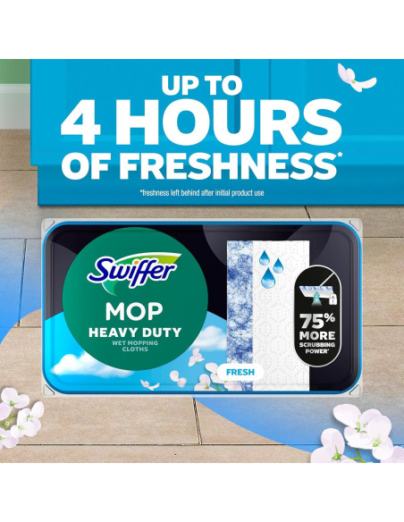 Paños Húmedos Swiffer Barrer Alta Resistencia 20ct Paños Húmedos Swiffer Barrer Alta Resistencia 20ct