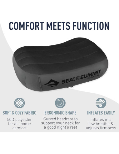 Almohada Inflable Sea to Summit Aeros Premium Regular Magenta