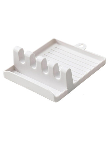 Soporte de Silicona para Utensilios de Cocina WOHPNLE Blanco
