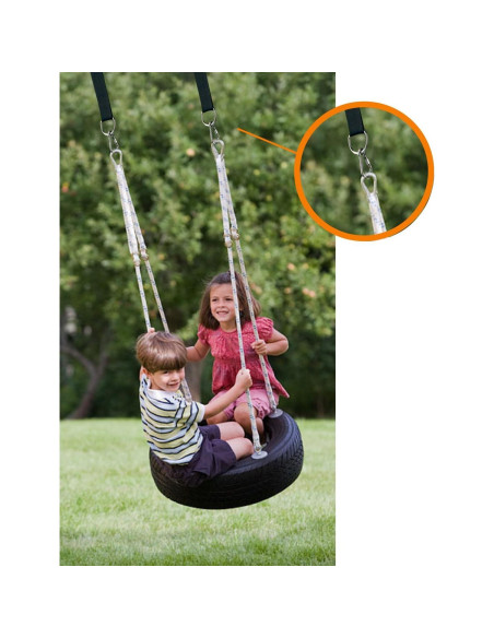 Kit de correas colgantes Pangaea para columpios de árbol 1.52m Kit de correas colgantes Pangaea para columpios de árbol 1.52m