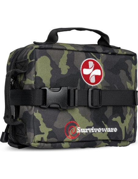 Kit de Primeros Auxilios Surviveware 119 Pcs Camo Resistente Kit de Primeros Auxilios Surviveware 119 Pcs Camo Resistente
