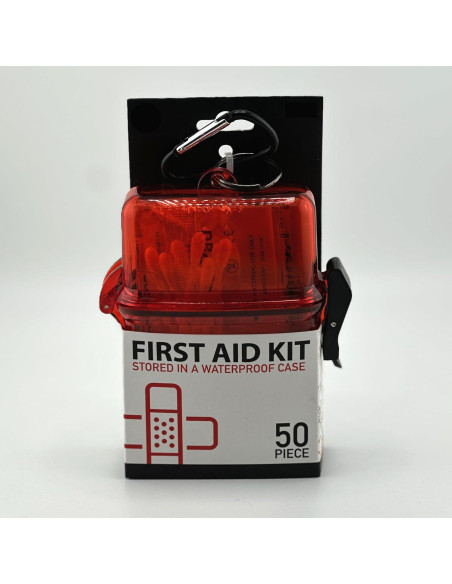 Kit de Primeros Auxilios DRAGONXT 50 Piezas Impermeable Kit de Primeros Auxilios DRAGONXT 50 Piezas Impermeable