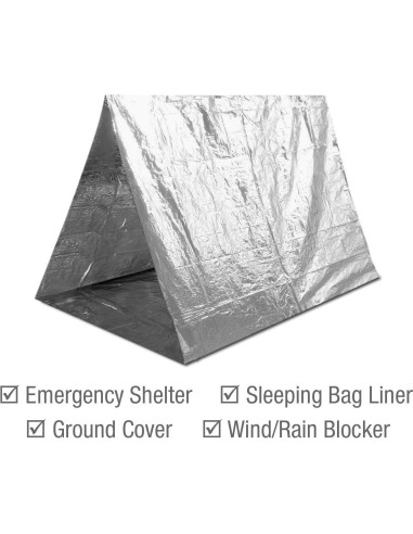 Mantas Térmicas de Emergencia Swiss Safe - Paquete de 75 Unidades