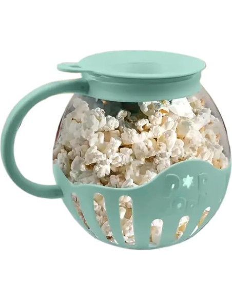 Máquina de Palomitas BuyLaunch 3 Cuartos Vidrio Borosilicato Máquina de Palomitas BuyLaunch 3 Cuartos Vidrio Borosilicato