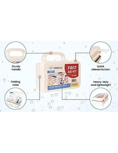 Kit de Primeros Auxilios Primacare para 25 Personas Montado en Pared