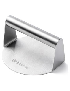 Prensa de Hamburguesas Acero Inoxidable 5.5" Antiadherente