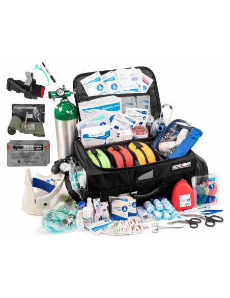 Bolsa de Primeros Auxilios Scherber Grande 250+ Suministros Bolsa de Primeros Auxilios Scherber Grande 250+ Suministros