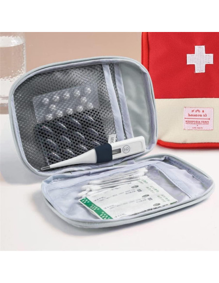 Mini Kit de Primeros Auxilios JiathreeJ 40g Impermeable Mini Kit de Primeros Auxilios JiathreeJ 40g Impermeable