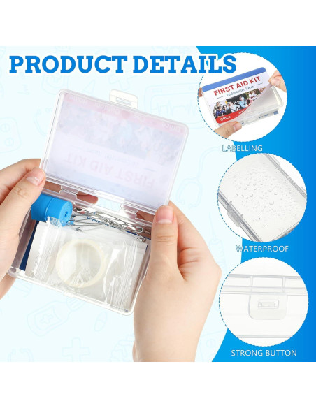 Kit de Primeros Auxilios Mini Threlaco 12 Piezas Viaje Compacto Kit de Primeros Auxilios Mini Threlaco 12 Piezas Viaje Compacto