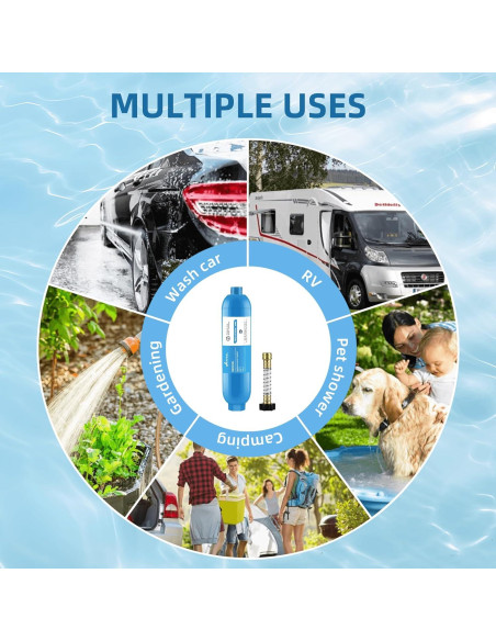 Filtro de Agua Inline SETFEEL para RV - Paquete de 3, Certificado NSF Filtro de Agua Inline SETFEEL para RV - Paquete de 3, Certificado NSF