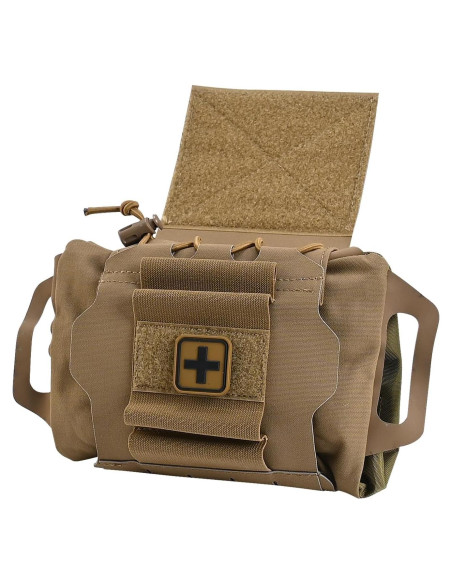 Bolsa IFAK SABADO Marrón Coyote 19x6x29cm Kit Primeros Auxilios Bolsa IFAK SABADO Marrón Coyote 19x6x29cm Kit Primeros Auxilios