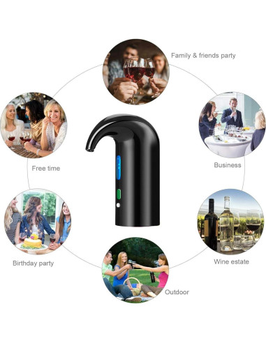 Vertedor de Vino Automático LIVOT con Aerador y Accesorios