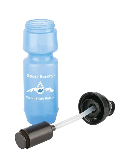 Botella de Filtro de Agua Sport Berkey 650 ml para Viajes Botella de Filtro de Agua Sport Berkey 650 ml para Viajes