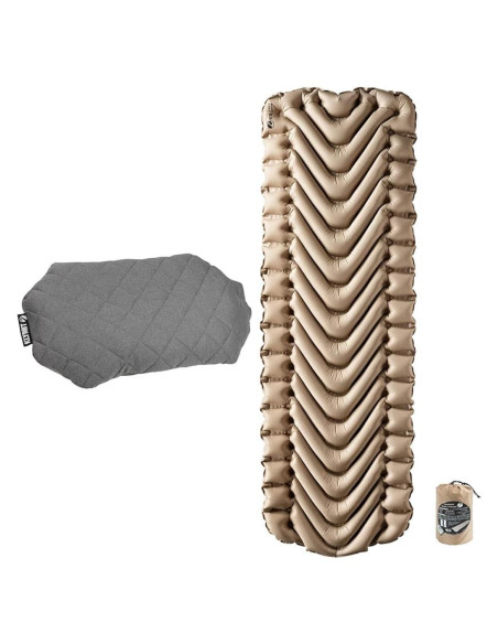 Klymit Almohada de Viaje + Colchón Inflable Estático V Aislado Klymit Almohada de Viaje + Colchón Inflable Estático V Aislado