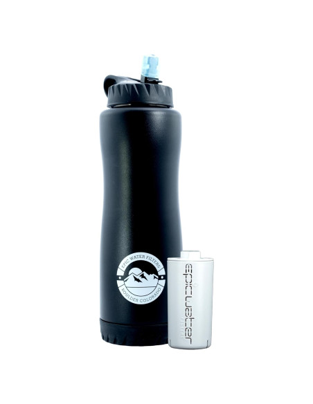 Botella de Agua Aislada Epic Water Filters Vostok 34oz Acero Inoxidable Botella de Agua Aislada Epic Water Filters Vostok 34oz Acero Inoxidable