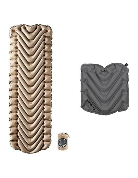 Klymit Pad Inflable Aislado Static V + Cojín V-Seat Gris Klymit Pad Inflable Aislado Static V + Cojín V-Seat Gris