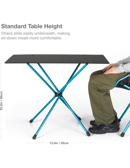 Mesa de Comedor Portátil Helinox Ancha 60x90cm Plegable Mesa de Comedor Portátil Helinox Ancha 60x90cm Plegable