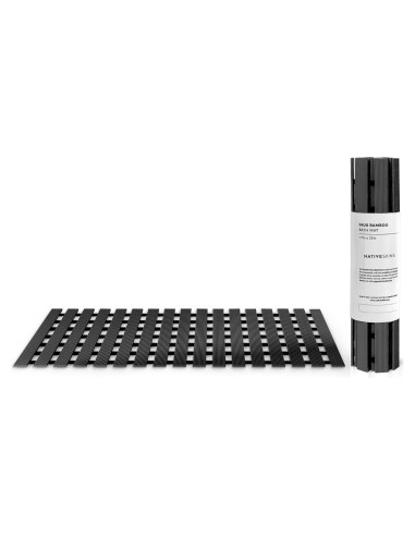 Alfombra de baño de bambú falso NativeSkins 42.93x63.99cm