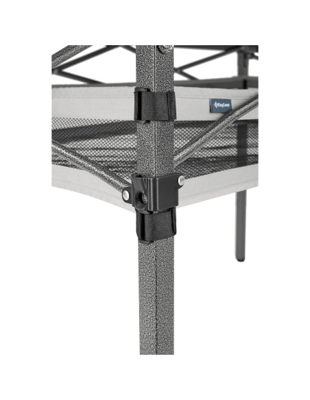 Mesa Plegable de Camping KingCamp 135.89x69.85cm Aluminio Mesa Plegable de Camping KingCamp 135.89x69.85cm Aluminio