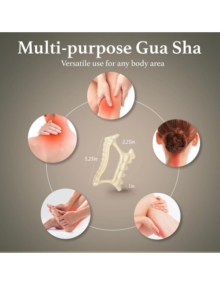 Gua Sha Facial y Corporal TADA Belleza Natural Cerámica Gua Sha Facial y Corporal TADA Belleza Natural Cerámica