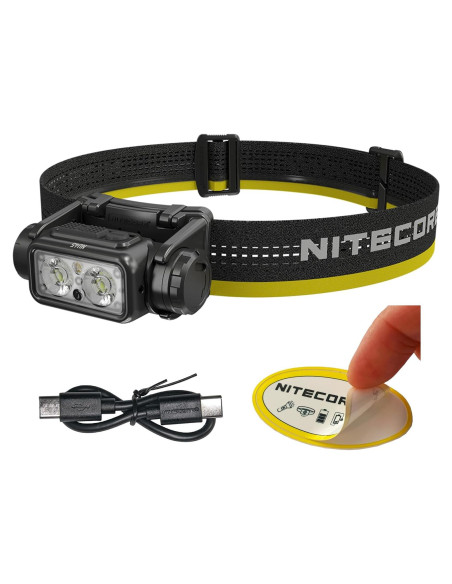 Linterna Frontal Nitecore NU45 1700 Lúmenes USB-C Camping Linterna Frontal Nitecore NU45 1700 Lúmenes USB-C Camping