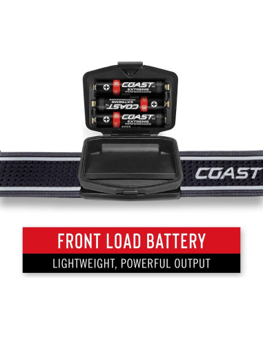 Linterna Frontal Coast FL75 700 Lúmenes LED Doble Color