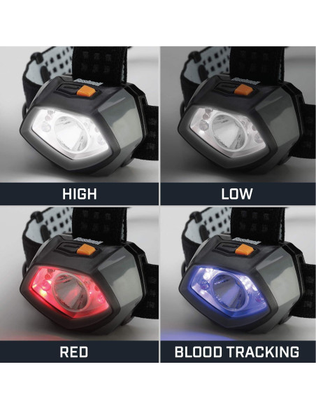 Linterna Frontal Bushnell TRKR 325L 325 Lúmenes IPX4 Linterna Frontal Bushnell TRKR 325L 325 Lúmenes IPX4
