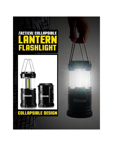 Juego de Linternas LED 3 Piezas ZeroDark - Cabeza y Camping Juego de Linternas LED 3 Piezas ZeroDark - Cabeza y Camping