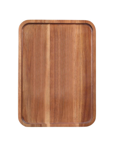 Bandeja de Servicio Rectangular Ayiaren 35,5x25,4cm Madera