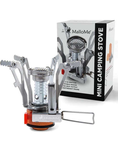 Kit de Cocina para Camping MalloMe 2L con Estufa Portátil Kit de Cocina para Camping MalloMe 2L con Estufa Portátil