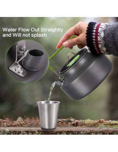 Conjunto de Utensilios de Cocina PELLOR 17 Piezas Camping