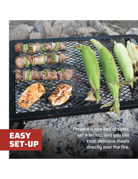 Parrilla portátil Camp Chef OFG24 de acero para fogatas 60.96x40.64 cm Parrilla portátil Camp Chef OFG24 de acero para fogatas 60.96x40.64 cm