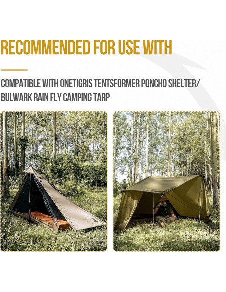 Tienda de Camping OneTigris Ultraligera 1 Persona Impermeable Tienda de Camping OneTigris Ultraligera 1 Persona Impermeable