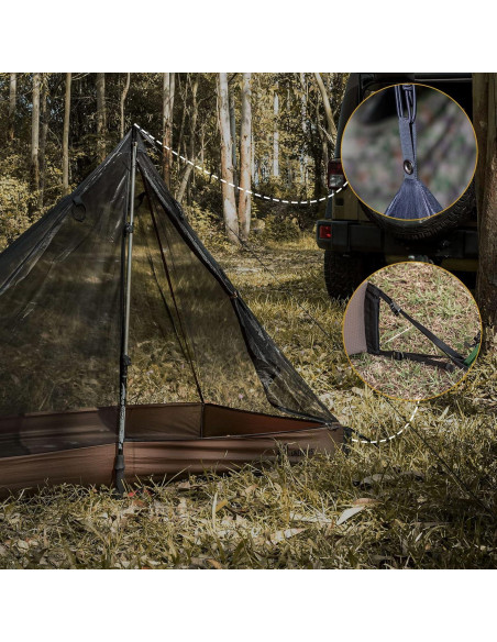 Tienda de Camping OneTigris Ultraligera 1 Persona Impermeable Tienda de Camping OneTigris Ultraligera 1 Persona Impermeable