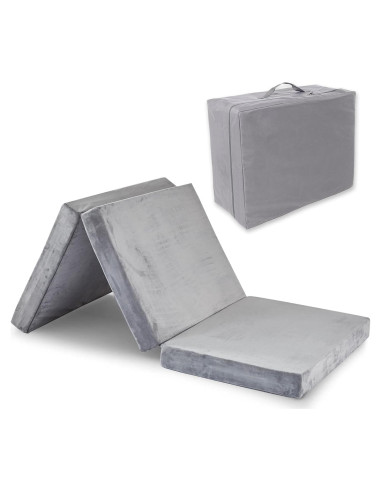 Colchón Plegable SINWEEK de Espuma Viscoelástica 4" - Trifold