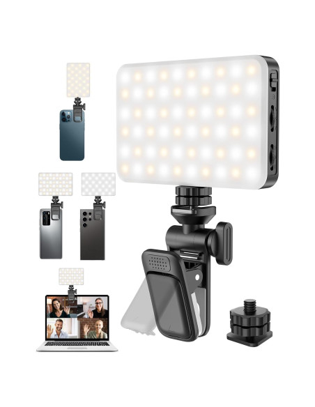 Luz de Selfie Portátil Povodo D10 con 120 LED y Batería 3000mAh Luz de Selfie Portátil Povodo D10 con 120 LED y Batería 3000mAh