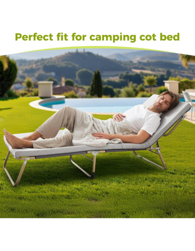 Colchón de Espuma Refrigerante Jamdok 190x76 cm Impermeable
