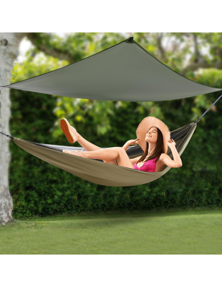Hamaca de Camping Offabing con Toldo Impermeable 200kg Hamaca de Camping Offabing con Toldo Impermeable 200kg