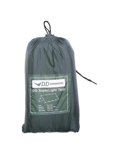 Tarp DD Superlight Verde Oliva 3m x 2.9m Impermeable Tarp DD Superlight Verde Oliva 3m x 2.9m Impermeable