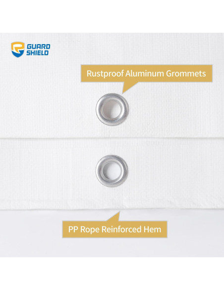 Lona Blanca Super Resistente 6.1x9.1m Impermeable 16mil Lona Blanca Super Resistente 6.1x9.1m Impermeable 16mil