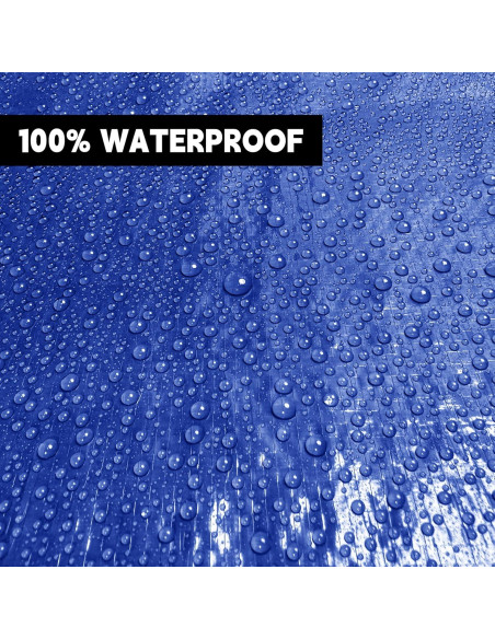 Lona Impermeable MVPNET 6.1x9.1m Azul 5mil UV Resistente Lona Impermeable MVPNET 6.1x9.1m Azul 5mil UV Resistente